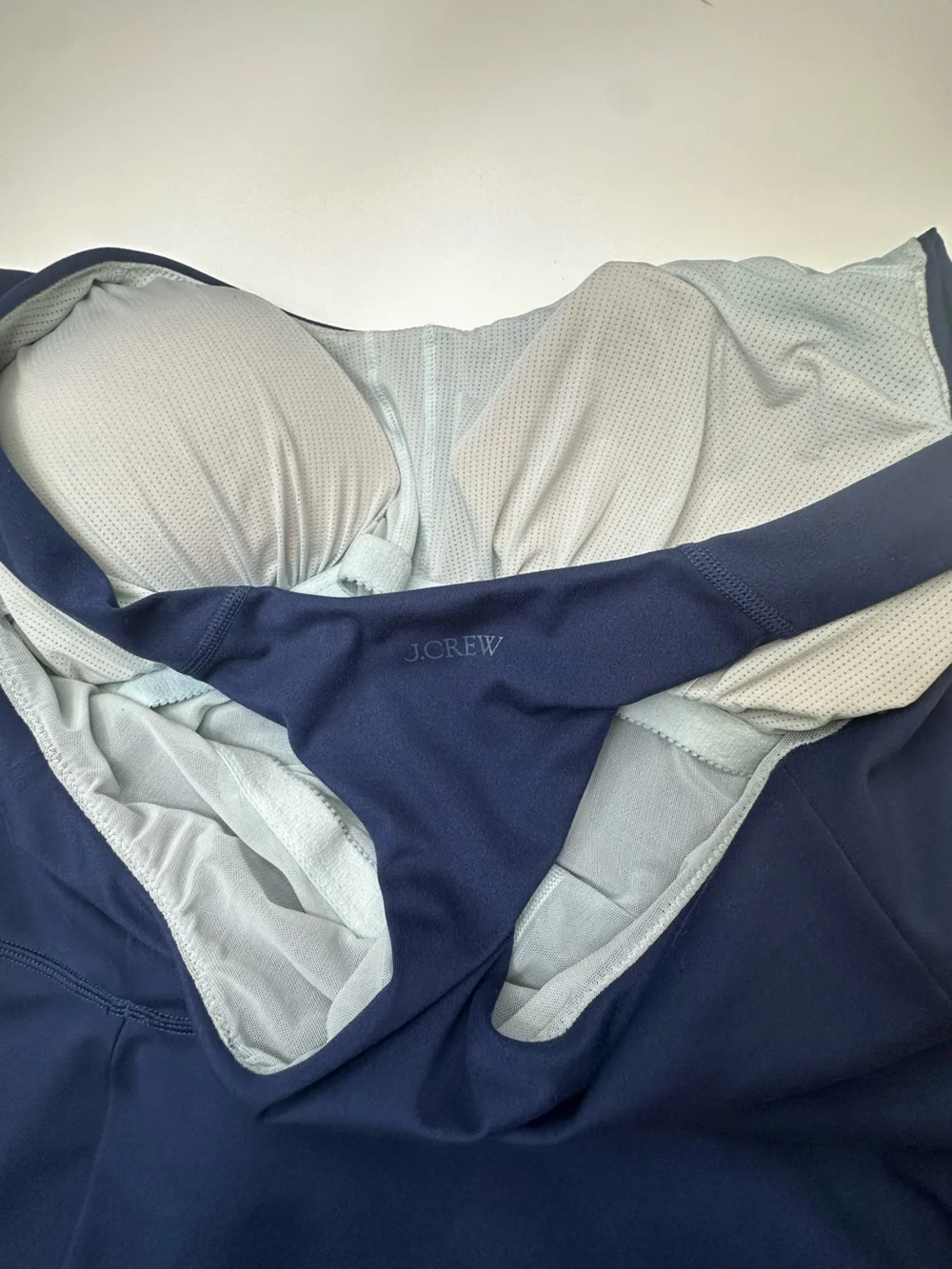 J.Crew Active CloudStretch Side-Slit Sports Dress Mediterranean Navy Medium